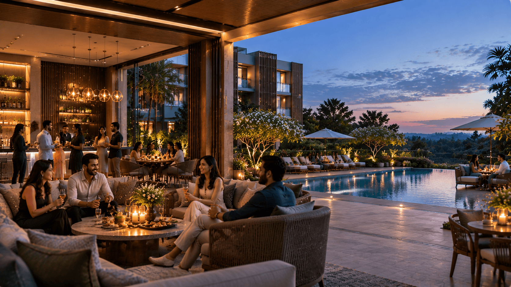 Weekend gatherings at the clubhouse